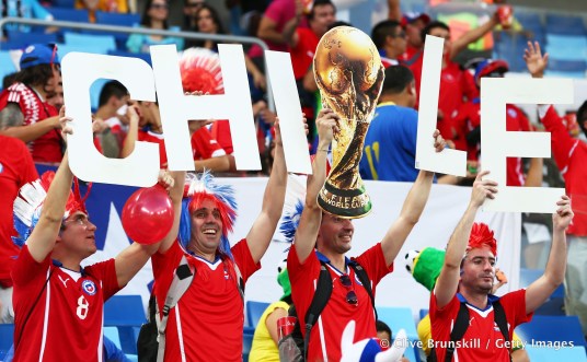 Enthousiaste Chileense fans