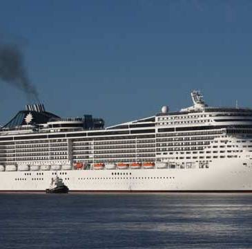 Het cruiseschip MSC Divina