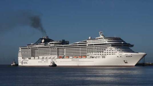 Het cruiseschip MSC Divina
