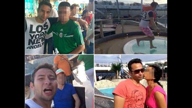 De 28-jarige Jorge was met vrienden aan het feesten op het schip