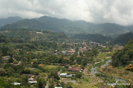 Uitzicht over Boquete.